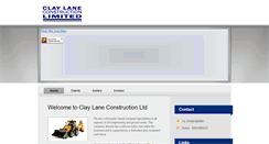 Desktop Screenshot of claylaneconstructionltd.co.uk